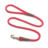 Darrahopens Pet Care > Dog Supplies Mendota Clip Leash Small - lengths 3/8in x 6ft(10mm x1.8m) Made in the USA - Red