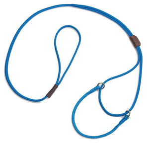 Darrahopens Pet Care > Dog Supplies Mendota Martingale Dog Show Leash - Medium 10-18(25cm-36cm) - Made in the USA - Blue