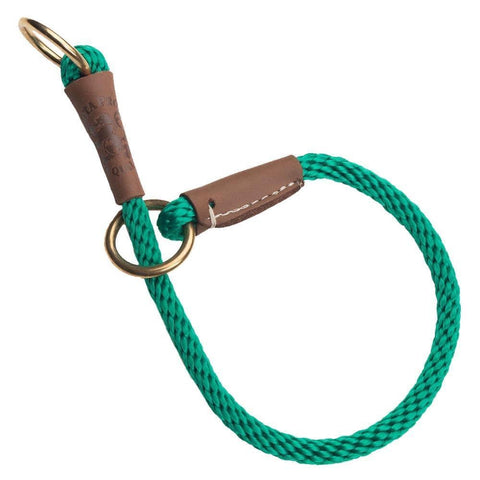 Darrahopens Pet Care > Dog Supplies Mendota Products Dog Command Rope Slip Collar 16in (40cm) - Made in the USA - Kelly Green