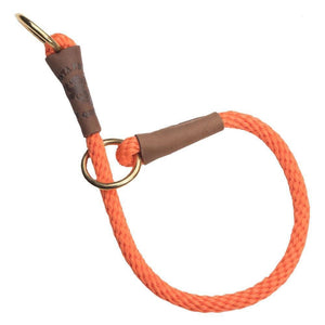 Darrahopens Pet Care > Dog Supplies Mendota Products Dog Command Rope Slip Collar 16in (40cm) - Made in the USA - Orange