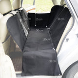 Darrahopens Pet Care > Dog Supplies Ondoing Cargo Pet Car Boot Back Seat Cover Rear Dog Waterproof Protector Liner Mat Pad Black