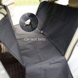 Darrahopens Pet Care > Dog Supplies Ondoing Cargo Pet Car Boot Back Seat Cover Rear Dog Waterproof Protector Liner Mat Pad Black