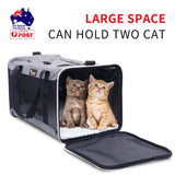 Darrahopens Pet Care > Dog Supplies Ondoing Foldable Pet Carrier Bag Cat Dog Soft Crate Cage Kennel Tent Travel Portable Car