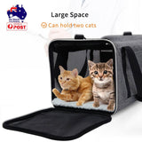 Darrahopens Pet Care > Dog Supplies Ondoing Foldable Pet Carrier Bag Cat Dog Soft Crate Cage Kennel Tent Travel Portable Car