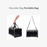 Darrahopens Pet Care > Dog Supplies Ondoing Foldable Pet Carrier Bag Cat Dog Soft Crate Cage Kennel Tent Travel Portable Car