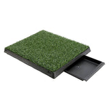 darrahopens Pet Care > Dog Supplies Paw Mate Pet Dog Potty Tray Training Toilet 63cm x 50cm + 1 Grass Mat