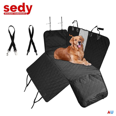 Darrahopens Pet Care > Dog Supplies Pet Dog Waterproof Seat Cover Protector Hammock Back Rear Bench Mat for Car SUV