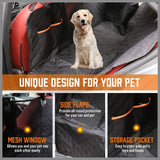 Darrahopens Pet Care > Dog Supplies Pet Dog Waterproof Seat Cover Protector Hammock Back Rear Bench Mat for Car SUV