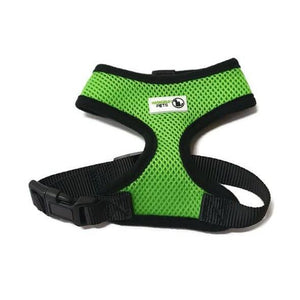 Darrahopens Pet Care > Dog Supplies Pet Harness Soft Air Mesh Padded Adjustable  Large Green