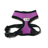 Darrahopens Pet Care > Dog Supplies Pet Harness Soft Air Mesh Padded Adjustable  Large Purple