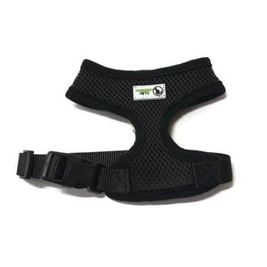 Darrahopens Pet Care > Dog Supplies Pet Harness Soft Air Mesh Padded Adjustable  Small Black