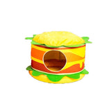 Darrahopens Pet Care > Dog Supplies Washable Hamburger Pet Cat Dogs Bed