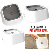 Darrahopens Pet Care > Dog Supplies YES4PETS 1 x Medium Pet No Spill Feeder Bowl Dog Cat Puppy slow food Interactive Dish Dispenser