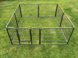 Darrahopens Pet Care > Dog Supplies YES4PETS 2 X 8 Panel 60 cm Heavy Duty Pet Dog Puppy Cat Rabbit Exercise Playpen Fence