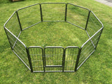 Darrahopens Pet Care > Dog Supplies YES4PETS 2 X 8 Panel 60 cm Heavy Duty Pet Dog Puppy Cat Rabbit Exercise Playpen Fence