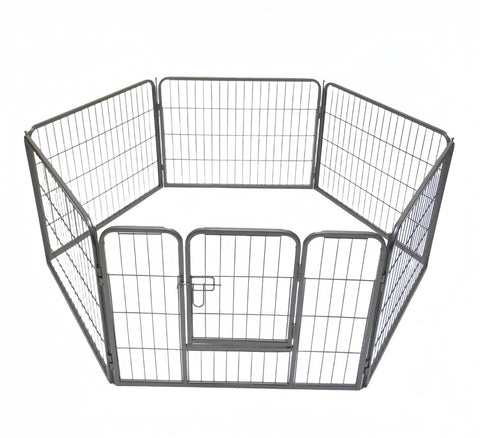 Darrahopens Pet Care > Dog Supplies YES4PETS 6 Panel 60 cm Heavy Duty Pet Dog Puppy Cat Rabbit Exercise Playpen Fence