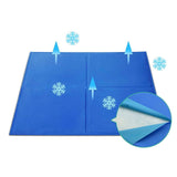 Darrahopens Pet Care > Dog Supplies YES4PETS XXL Pet Cool Gel Mat Dog Cat Bed Non-Toxic Cooling Dog Summer Pad 80 x 95 cm