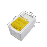 Darrahopens Pet Care > Farm Supplies Mini Mating Box Queen Bee Rearing Plastic Styrene Foam Hive Harvest Copulation