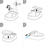 Darrahopens Pet Care > Pet Food Auto Filling Dog Drinking Water Fountain - Outdoor Automatic Pet Drinking Bowl