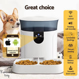 Darrahopens Pet Care > Pet Food i.Pet Automatic Pet Feeder Dog Cat Camera Wifi Smart Food Dispenser Timer 7L APP