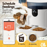 Darrahopens Pet Care > Pet Food i.Pet Automatic Pet Feeder Dog Cat Camera Wifi Smart Food Dispenser Timer 7L APP