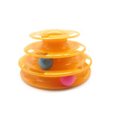 Darrahopens Pet Care > Toys Interactive Cat Track Tower 3 Level LED Ball with Light - Kitten Chase Play Toy