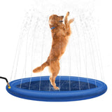 Darrahopens Pet Care YES4PETS 100cm Pet Sprinkler Water Splash Pad Dog/Cat Cooling Pond/Outdoor Toy