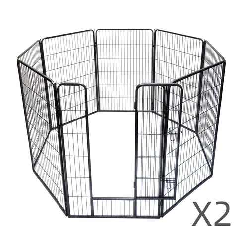 Darrahopens Pet Care YES4PETS 16 Panels 120 cm Heavy Duty Pet Dog Cat Rabbit Exercise Playpen Puppy Rabbit Fence