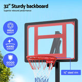 Darrahopens Sports & Fitness > Basketball & Accessories Everfit 2.6M Basketball Hoop Stand System Portable Kid