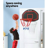 Darrahopens Sports & Fitness > Basketball & Accessories Everfit Basketball Hoop Door Wall Mounted Kids Sports Backboard Indoor Outdoor