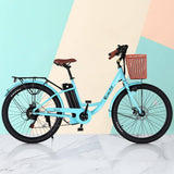 Darrahopens Sports & Fitness > Bike Accessories Phoenix 26" Electric Bike City Bicycle eBike e-Bike Commuter w/ Battery BL