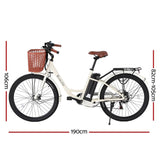 Darrahopens Sports & Fitness > Bike Accessories Phoenix 26" Electric Bike City Bicycle eBike e-Bike Commuter w/ Battery WH