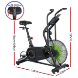 Darrahopens Sports & Fitness > Bikes & Accessories Everfit Air Bike Dual Action Exercise Bike Fitness Home Gym Cardio