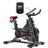 Darrahopens Sports & Fitness > Bikes & Accessories Powertrain IS-500 Heavy-Duty Exercise Spin Bike Electroplated - Black