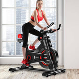 Darrahopens Sports & Fitness > Bikes & Accessories Powertrain IS-500 Heavy-Duty Exercise Spin Bike Electroplated - Black