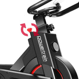 Darrahopens Sports & Fitness > Bikes & Accessories Powertrain IS-500 Heavy-Duty Exercise Spin Bike Electroplated - Black