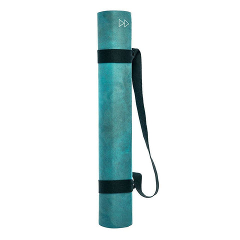 Darrahopens Sports & Fitness > Exercise, Gym and Fitness Yoga Design Lab Combo Yoga Mat 5.5mm Aegean Green