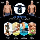 Darrahopens Sports & Fitness > Fitness Accessories ABS Stimulator EMS Toner Massager Abdominal Trainer Muscle Fitness Body Exercise