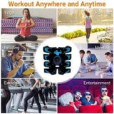 Darrahopens Sports & Fitness > Fitness Accessories ABS Stimulator EMS Toner Massager Abdominal Trainer Muscle Fitness Body Exercise