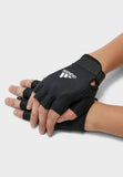 Darrahopens Sports & Fitness > Fitness Accessories Adidas Adjustable Essential Gloves Weight Lifting Gym Workout Training - Black - Small