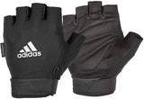 Darrahopens Sports & Fitness > Fitness Accessories Adidas Adjustable Essential Gloves Weight Lifting Gym Workout Training - Black - XXL