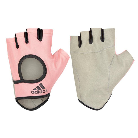 Darrahopens Sports & Fitness > Fitness Accessories Adidas Womens Essential Gym Gloves Sports Weight Lifting Training - Pink