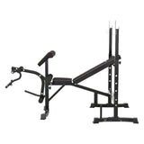 Darrahopens Sports & Fitness > Fitness Accessories Everfit 10 In 1 Weight Bench Adjustable Home Gym Station Bench Press 330KG