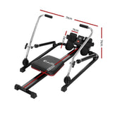 Darrahopens Sports & Fitness > Fitness Accessories Everfit Rowing Machine 12 Levels Hydraulic Rower Fitness Gym Cardio