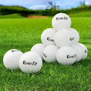 Darrahopens Sports & Fitness > Golf Everfit 12Pcs Golf Ball Set Reusable Distance Golf Balls Practice Training