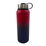 Darrahopens Sports & Fitness Verpeak 40oz Vacuum Insulated Water Bottle 3 Lids Straw Red Purple VP-IWB-101-HL