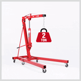 Darrahopens Tools Engine Crane 2 Ton Hydraulic Hoist Folding Shop Mobile Lifter Workshop Lift