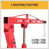 Darrahopens Tools Engine Crane 2 Ton Hydraulic Hoist Folding Shop Mobile Lifter Workshop Lift