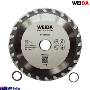 Darrahopens Tools > Other Tools 210mm Wood Circular Saw Blade Cutting Disc 8-1/4” 24T Bore 30/25.4/22.23 Quality