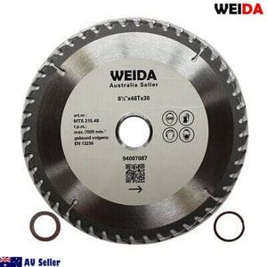 Darrahopens Tools > Other Tools 2x 216mm Wood Circular  Cutting DiscSaw Blade 8-1/2”48T Bore30/25.4mm 2.5mm Kerf